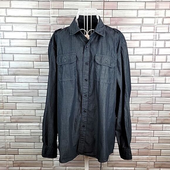 Apt 9 Men's button-down shirt Size L - Picture 1 of 11